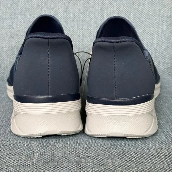 Skechers Men's Navy Equalizer 4.0 Hands Free Swift Fit Slip-On Shoes size 12